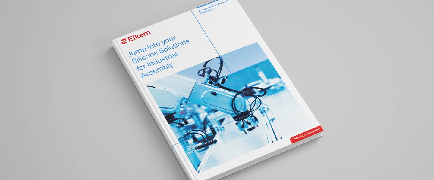 brochure on industrial assembly witch silicone solutions