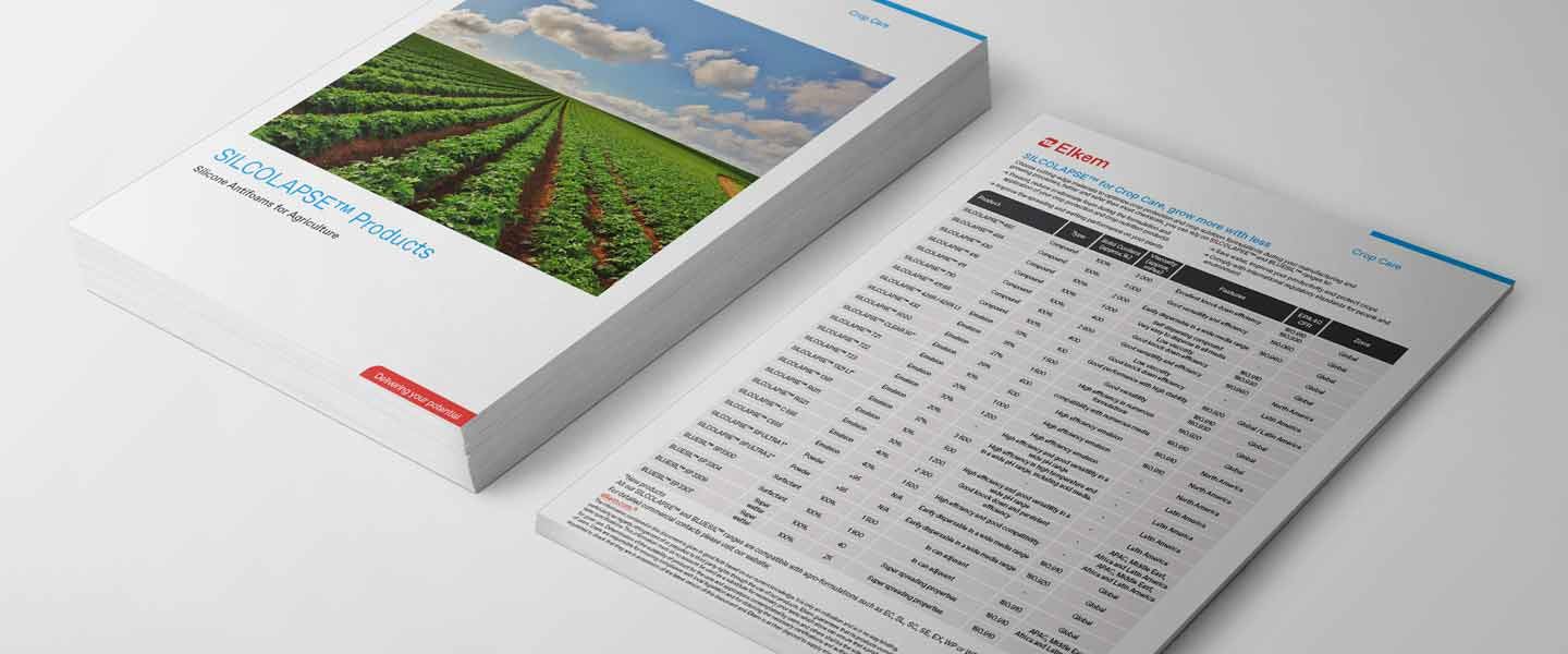 Silicone antifoams for agriculture flyer