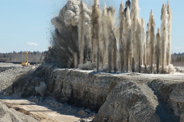 Controlled explosives or pyrotechnical applications are fundamental in many civil engineering industries 
