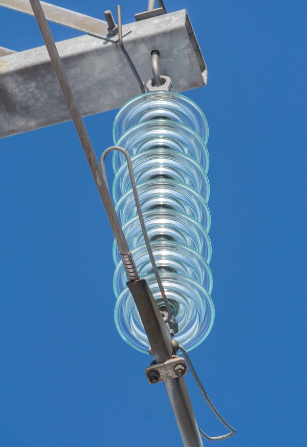 Insulator used in a power line