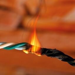 Silicone rubber presents high thermal and fire resistance