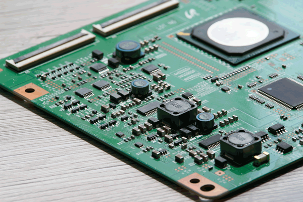 Close up photo of circuit board 