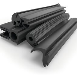 Extruded high consistency rubber